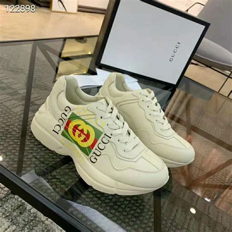 gucci rhyton sneakers logo should i buy|gucci rhyton sneakers men's.